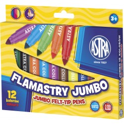 Flamastry szkolne Astra "Jumbo" 12