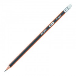Ołówek trójkątny z gumką "Black Peps" Maped 851721