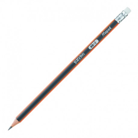 Maped "Black Peps" ołówek trójkątny z gumką