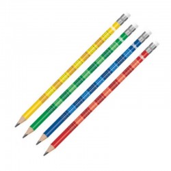 Ołówek z gumką "Tabliczka mnożenia" Colorino PTR-66143