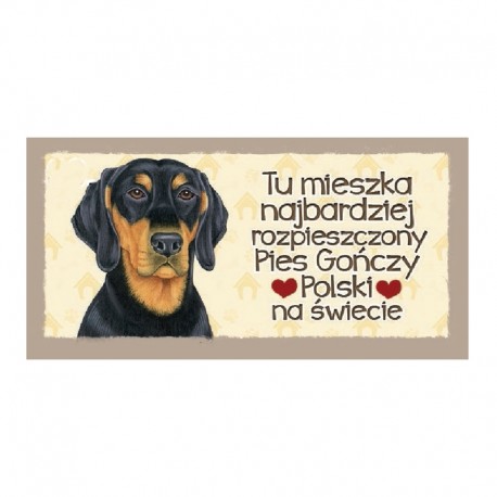 Magnes z Twoim Pupilem "Pies Gończy Polski"