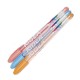 Długopisy żelowe fluorescencyjne 6 Kidea