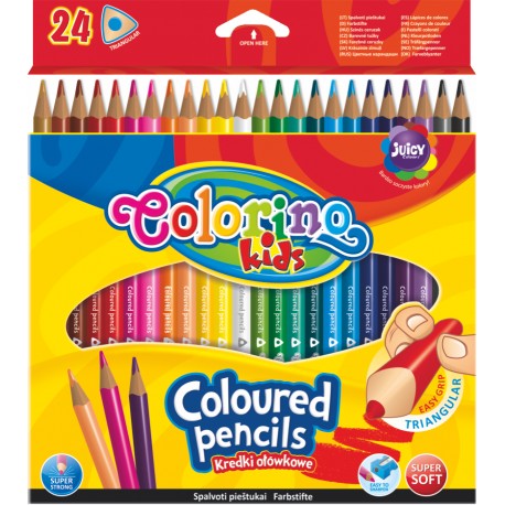 Patio "Colorino" kredki trójkątne 24 Patio "Colorino" kredki trójkątne 24