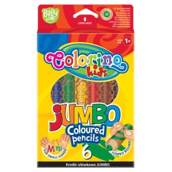 Patio "Colorino" kredki okrągłe Jumbo mini 6