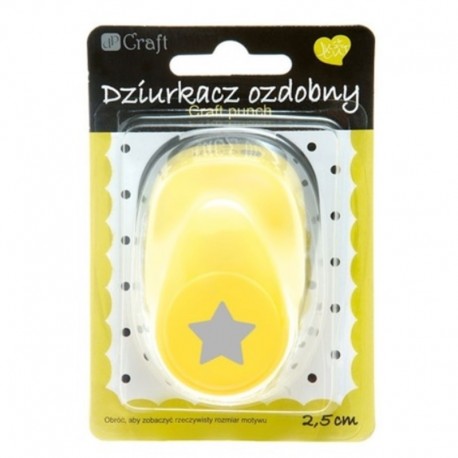 Dziurkacz ozdobny "Gwiazda" 2,5 cm DP Craft JCDZ-110-019 Dziurkacz ozdobny "Gwiazda" 2,5 cm DP Craft JCDZ-110-019