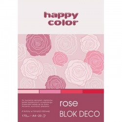 Blok kreatywny Happy Color Rose A-4