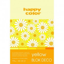 Happy Color blok kreatywny "Yellow" A-4