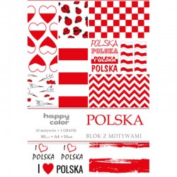 Blok z motywami Happy Color Polska A4