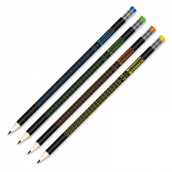 Ołówek trójkątny z gumką Penmate