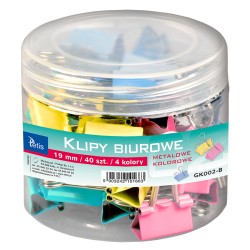 Klipsy biurowe Tetis GK-002-B