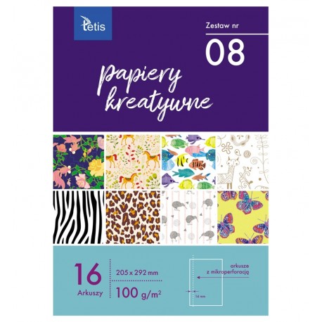 Papiery kreatywne Tetis KB-030-08