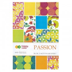 Blok z motywam "Passion" Happy Color A-4