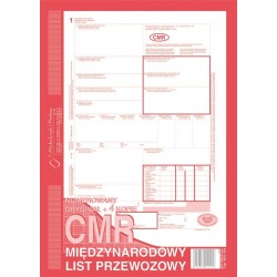 800-2N CMR międzynarodowy list przewozowy M&P
