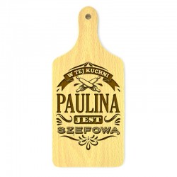 Deska do krojenia imienna "Paulina"