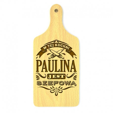 Deska do krojenia imienna "Paulina"