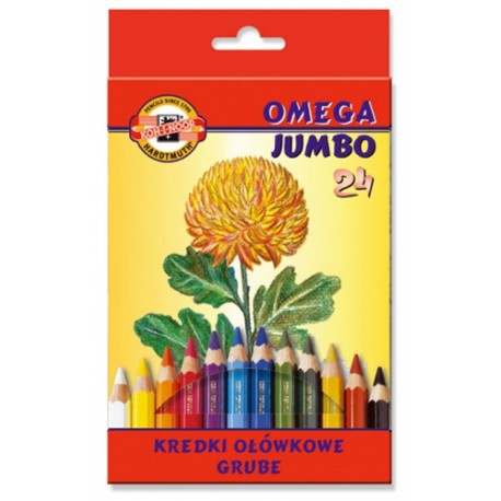 Koh-I-Noor "Omega Jumbo" kredki szkolne 24