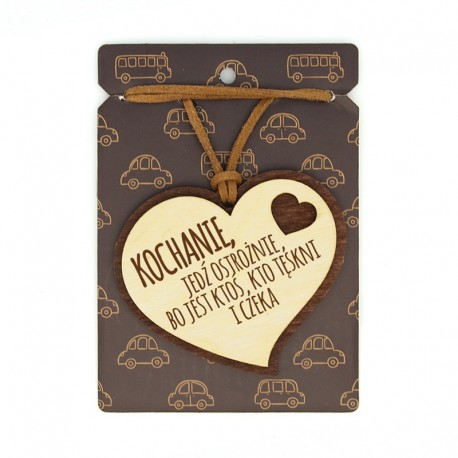 Zawieszka do samochodu "Jest Ktoś Kto Czeka"