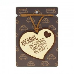 Zawieszka do samochodu "Sama Kredytu Nie Spłacę"