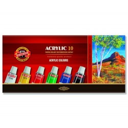 Koh-I-Noor "Acrylic" farby akrylowe w tubkach 10