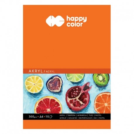 Blok malarski "Akryl" A-4/10 Happy Color Blok malarski "Akryl" A-4/10 Happy Color