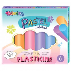 Plastelina "Pastel" 6 Colorino PTR-84972