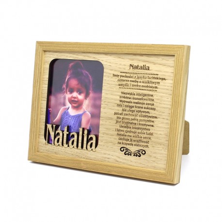Ramka na zdjęcia "Natalia"