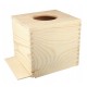 Pudełko drewniane na chusteczki kwadrat 