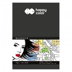 Szkicownik "Marker" A5/25 Happy Color