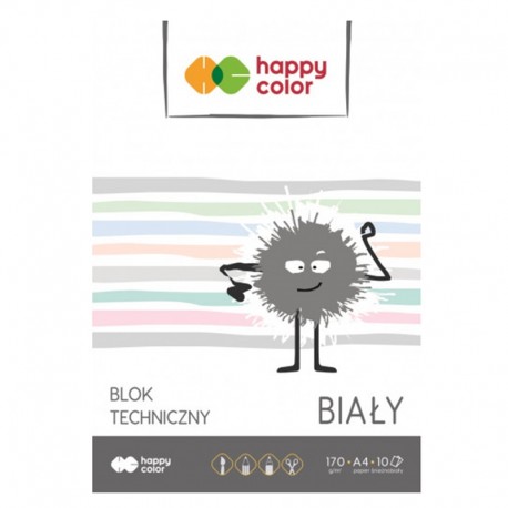 Blok techniczny A-4/10 Happy Color