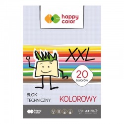 Blok techniczny kolorowy XXL A-3/20 Happy Color