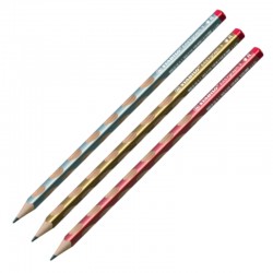 Ołówek dla praworęcznych Stabilo EasyGraph S Metallic