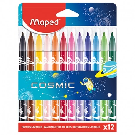 Flamastry 12 "Cosmic" Maped 845442 Flamastry 12 "Cosmic" Maped 845442