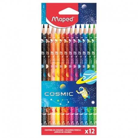 Kredki trójkątne 12 "Cosmic" Maped 862242 Kredki trójkątne 12 "Cosmic" Maped 862242