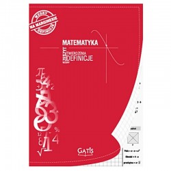 Zeszyt "Matematyka - wzory i definicje" A-4/56k Gatis
