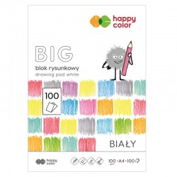 Blok rysunkowy biały "Big"  A-4/100 Happy Color