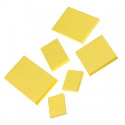 Notes samoprzylepny żółty 75x125