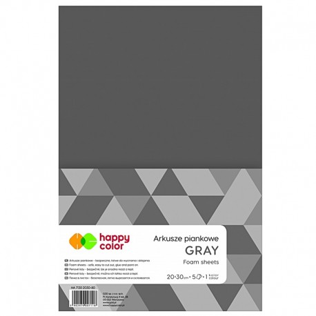 Arkusze piankowe "Gray" Happy Color