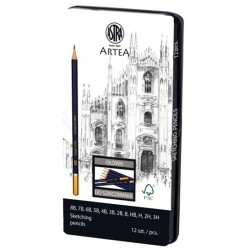 Ołówki do szkicowania Astra "Artea" 12