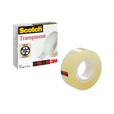 Scotch taśma samoprzylepna "Transparent" 19 mm