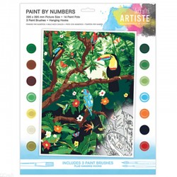Kolorowanka numeryczna "Endangered Rainforest" DP Craft DOA-550714