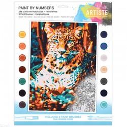 Kolorowanka numeryczna "Resting Leopard" DP Craft DOA-550713
