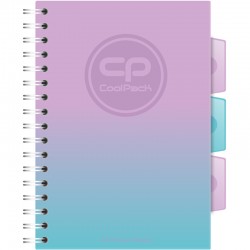 Zeszyt na spirali PP A5/200k Cool Pack Gradient Pastel