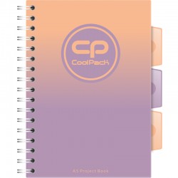 Zeszyt na spirali PP A5/200k Cool Pack Gradient Pastel