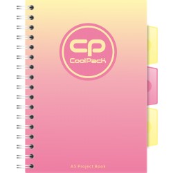 Zeszyt na spirali PP A5/200k Cool Pack Gradient Pastel
