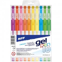 Długopisy żelowe neonwe MFP Paper 6000798