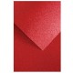 Karton brokatowy czerwony A4/5 Galeria Papieru 208113