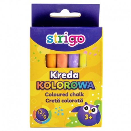 Kreda kolorowa 12 Strigo SSC-021