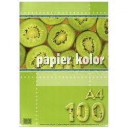 Papier ksero zielony A4/100k Kreska 