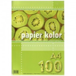Papier ksero jasnozielony A4/100k Kreska 