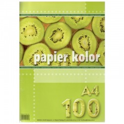 Papier ksero ciemnozielony A4/100k Kreska 